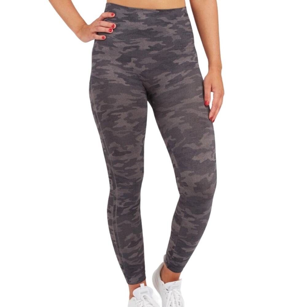 Spanx Look At Me Now Seamless Leggings Heather Camo Medium